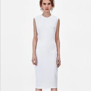 Zara White Tube dress NWOT